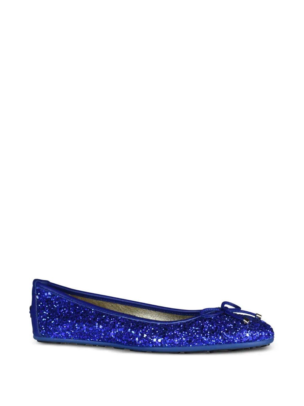 Jimmy Choo Ballerina's verfraaid met pailletten Blauw