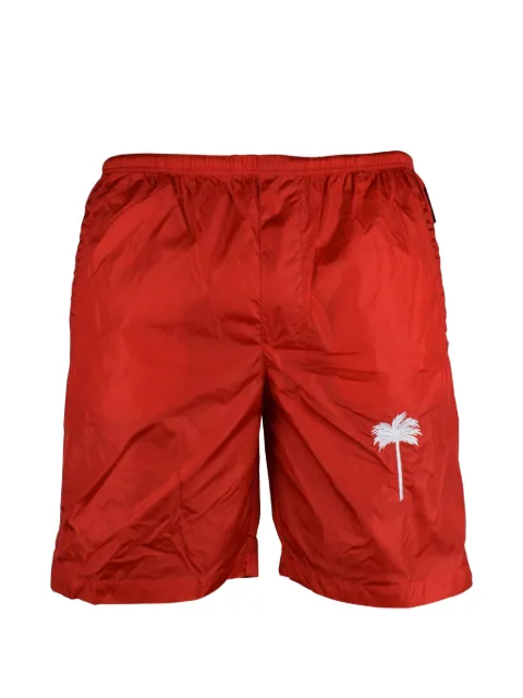 Palm Angels palm-tree embroidered swim shorts