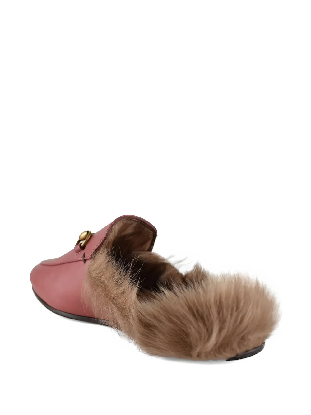 Gucci Princetown Horsebit muiltjes Roze
