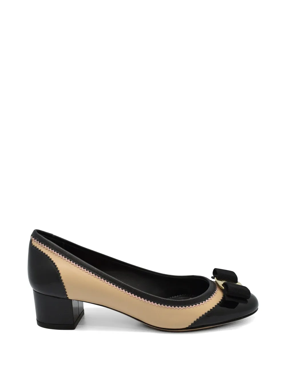Ferragamo Pumps Bowtie - Toni neutri