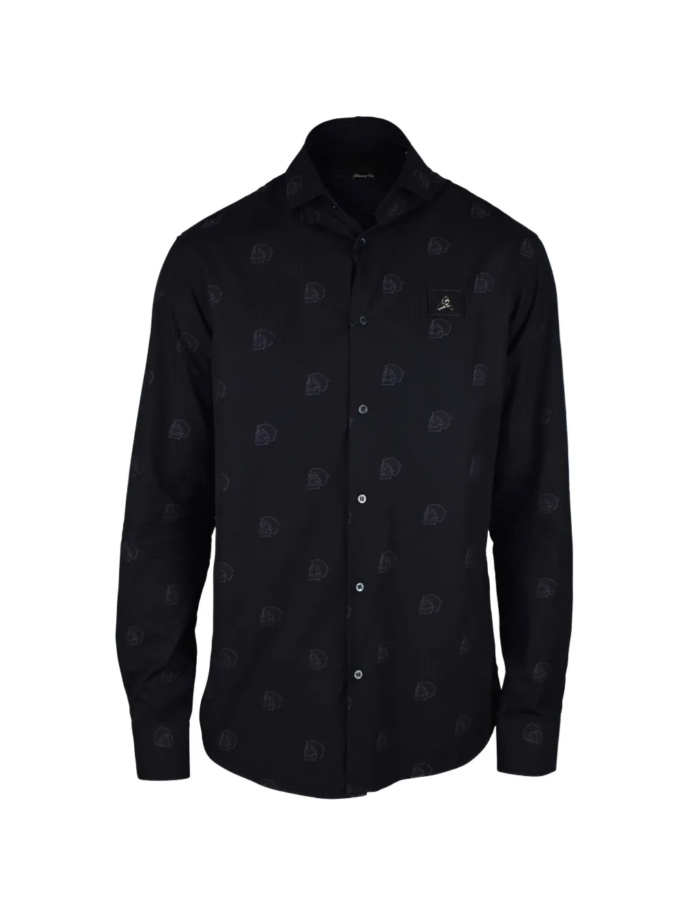 Philipp Plein Hemd mit Muster - Schwarz
