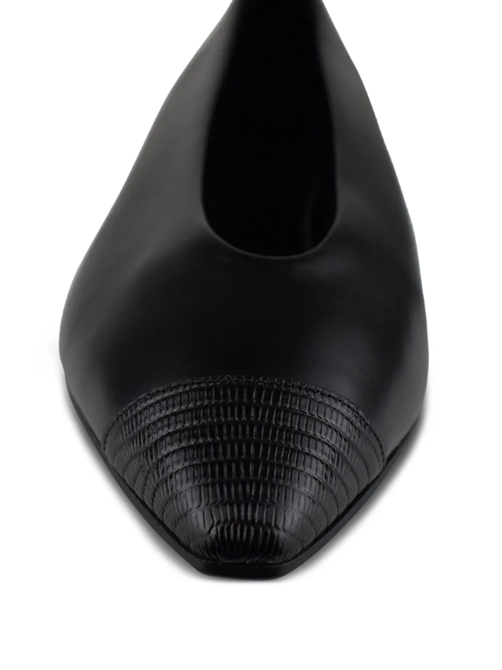 Loro Piana Rebeca ballerina's met puntige neus Zwart