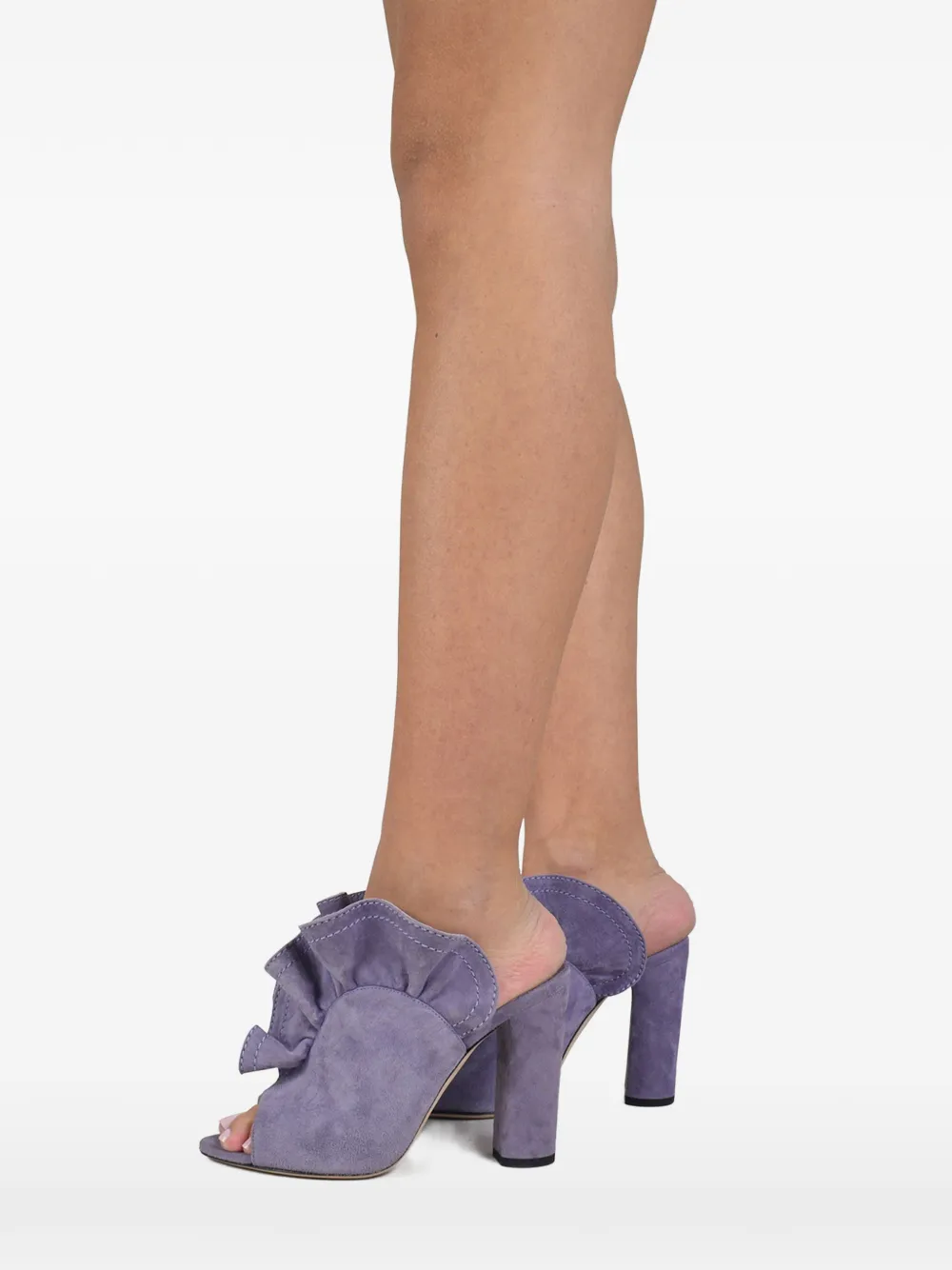 Jimmy Choo Haile sandalen met ruches Paars