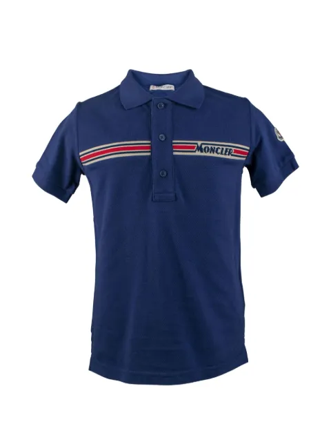 Moncler Enfant playera tipo polo con detalles del logo