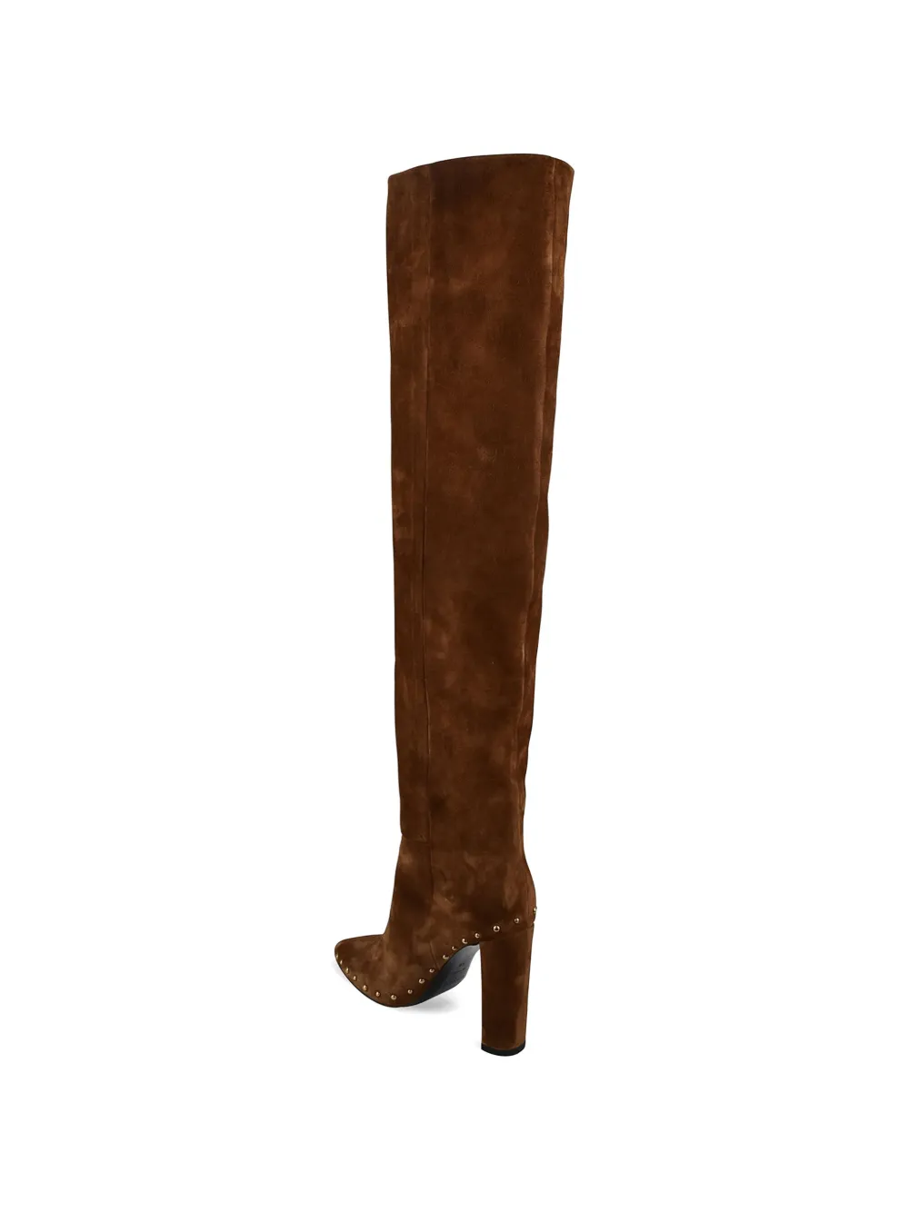 Saint Laurent Suède laarzen Bruin