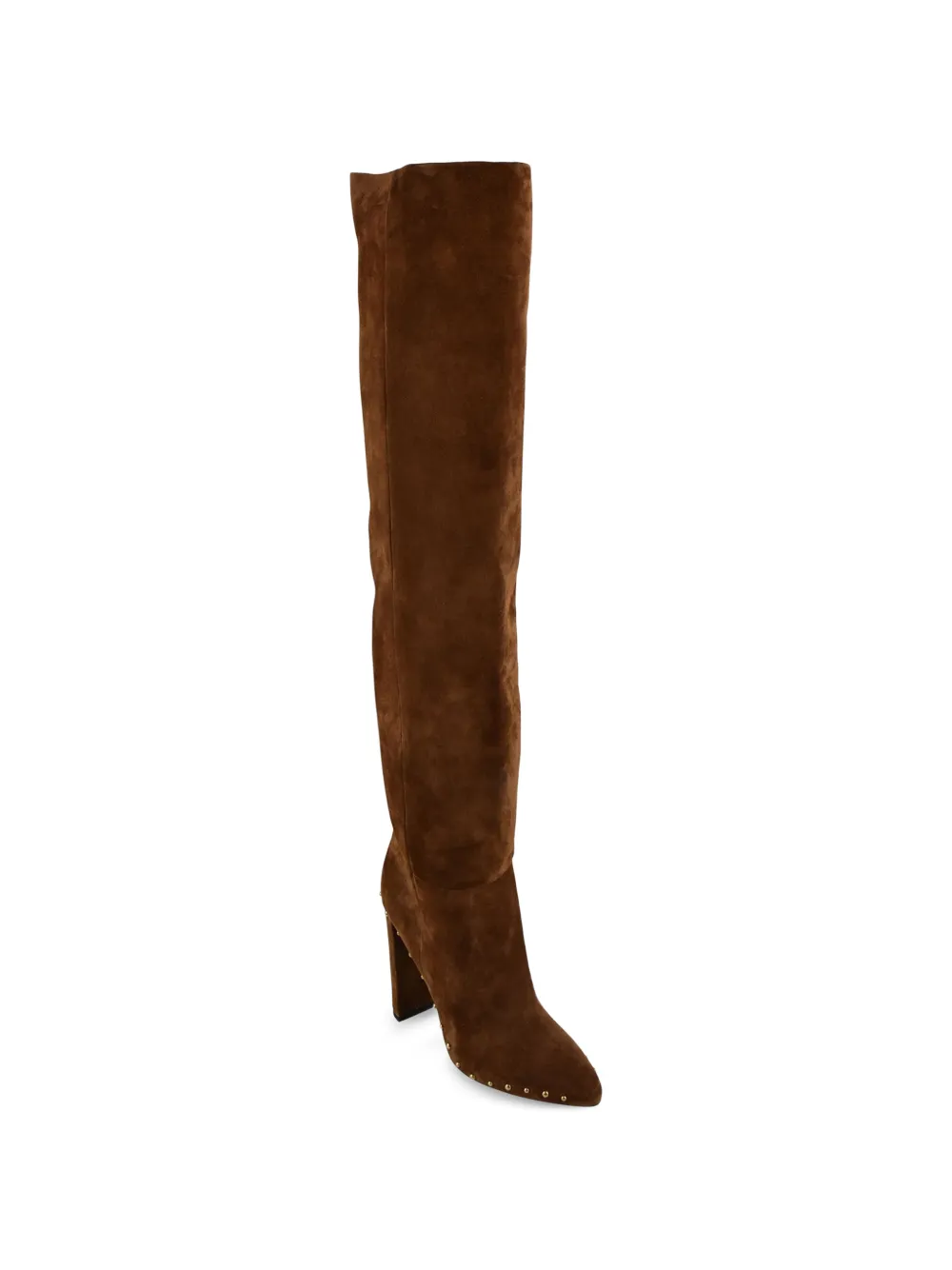 Saint Laurent Suède laarzen Bruin
