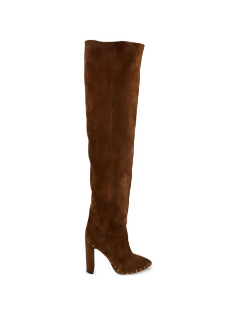 Saint Laurent suede boots