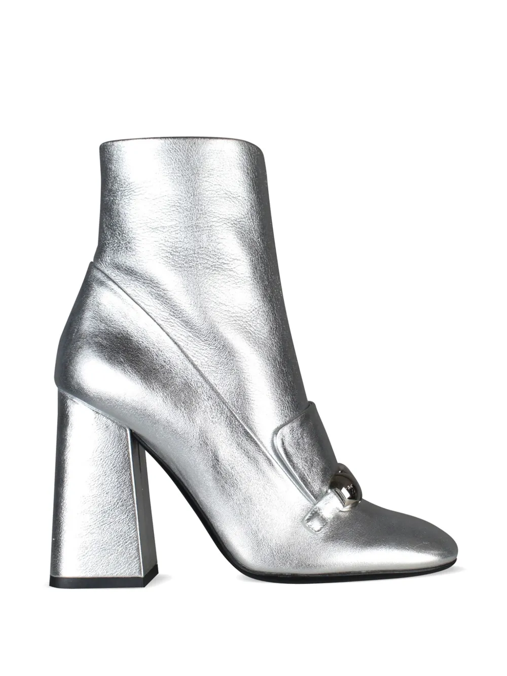 Burberry Brabant leather boots - Argento