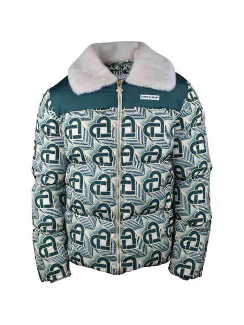 Casablanca heart monogram collar jacket