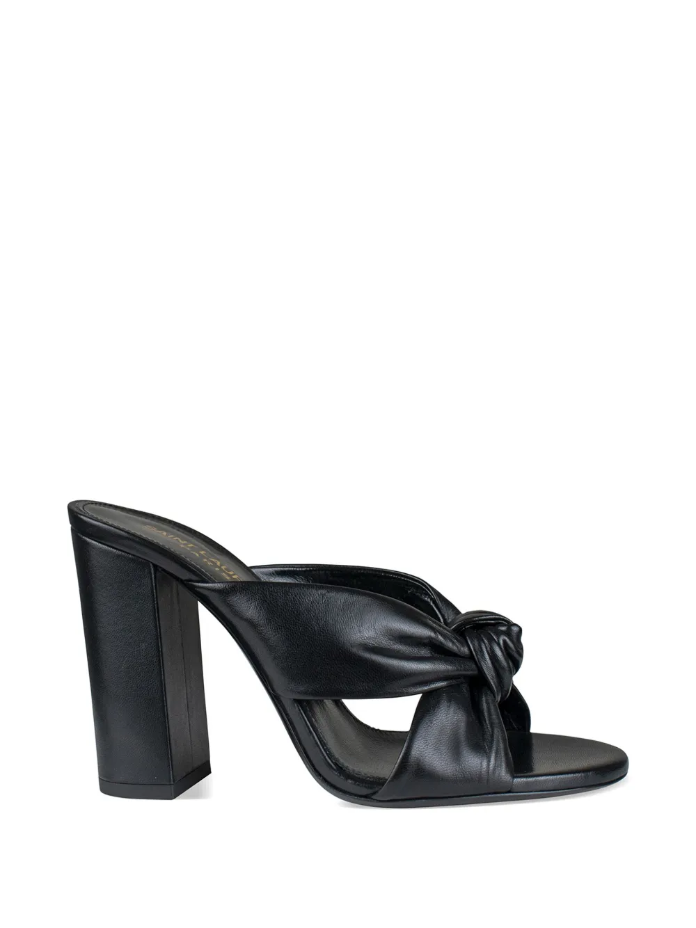 Saint Laurent Loulou sandalen met strikdetail Zwart
