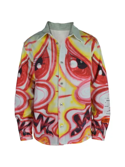 Heron Preston chest-pocket denim jacket