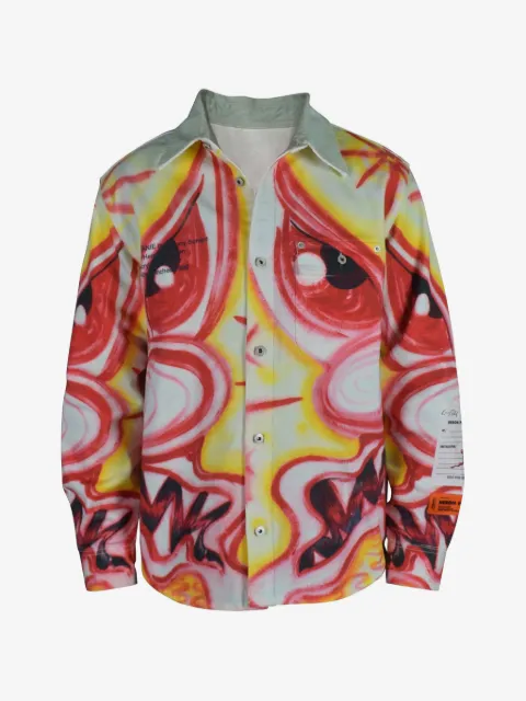 Heron Preston chest-pocket denim jacket
