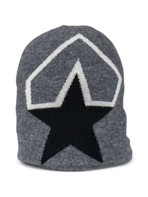 Moncler gorro con estrellas estampadas