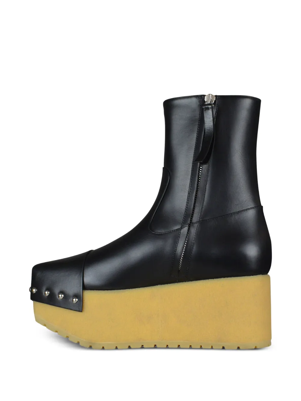Moncler Zulima enkellaarzen met studs Zwart