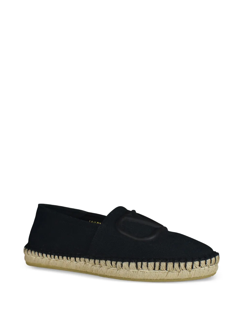 Valentino Garavani Espadrilles met logodetail Zwart