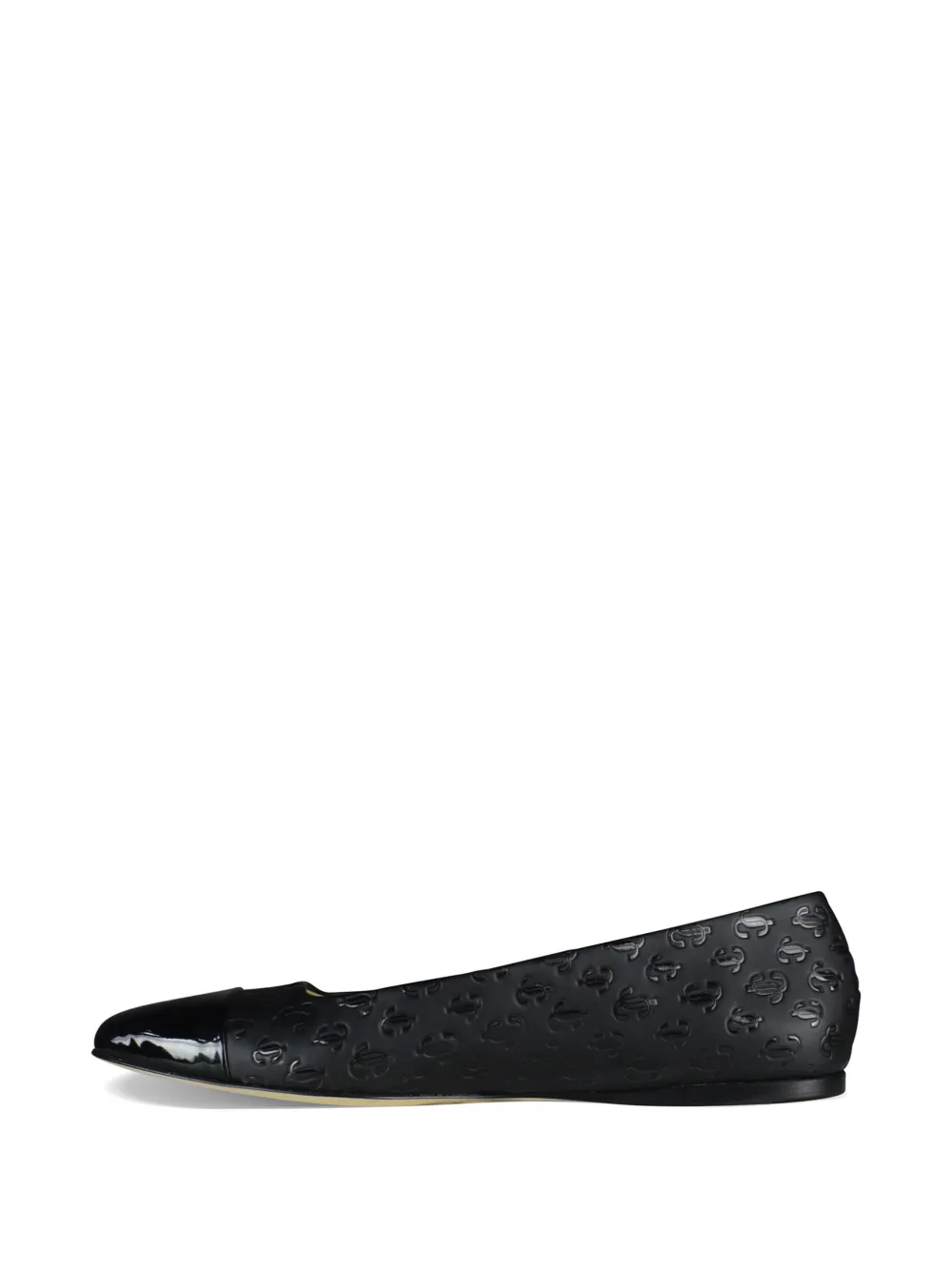 Jimmy Choo Watson monogram ballet flats Zwart