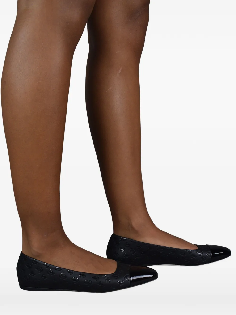 Jimmy Choo Watson monogram ballet flats Zwart