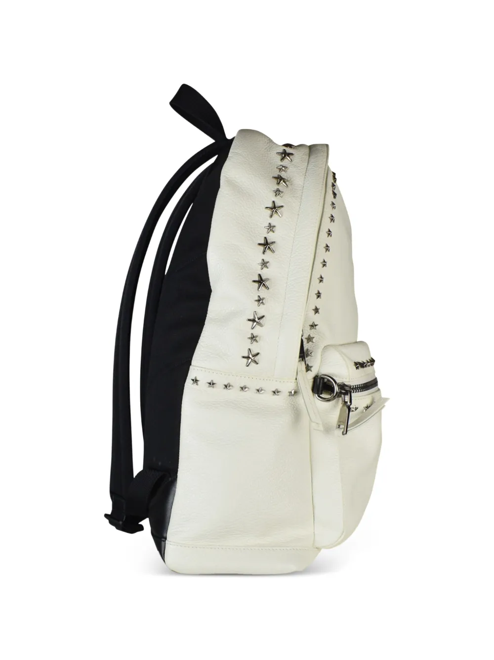 Jimmy Choo Leren rugzak met metallic ster Wit
