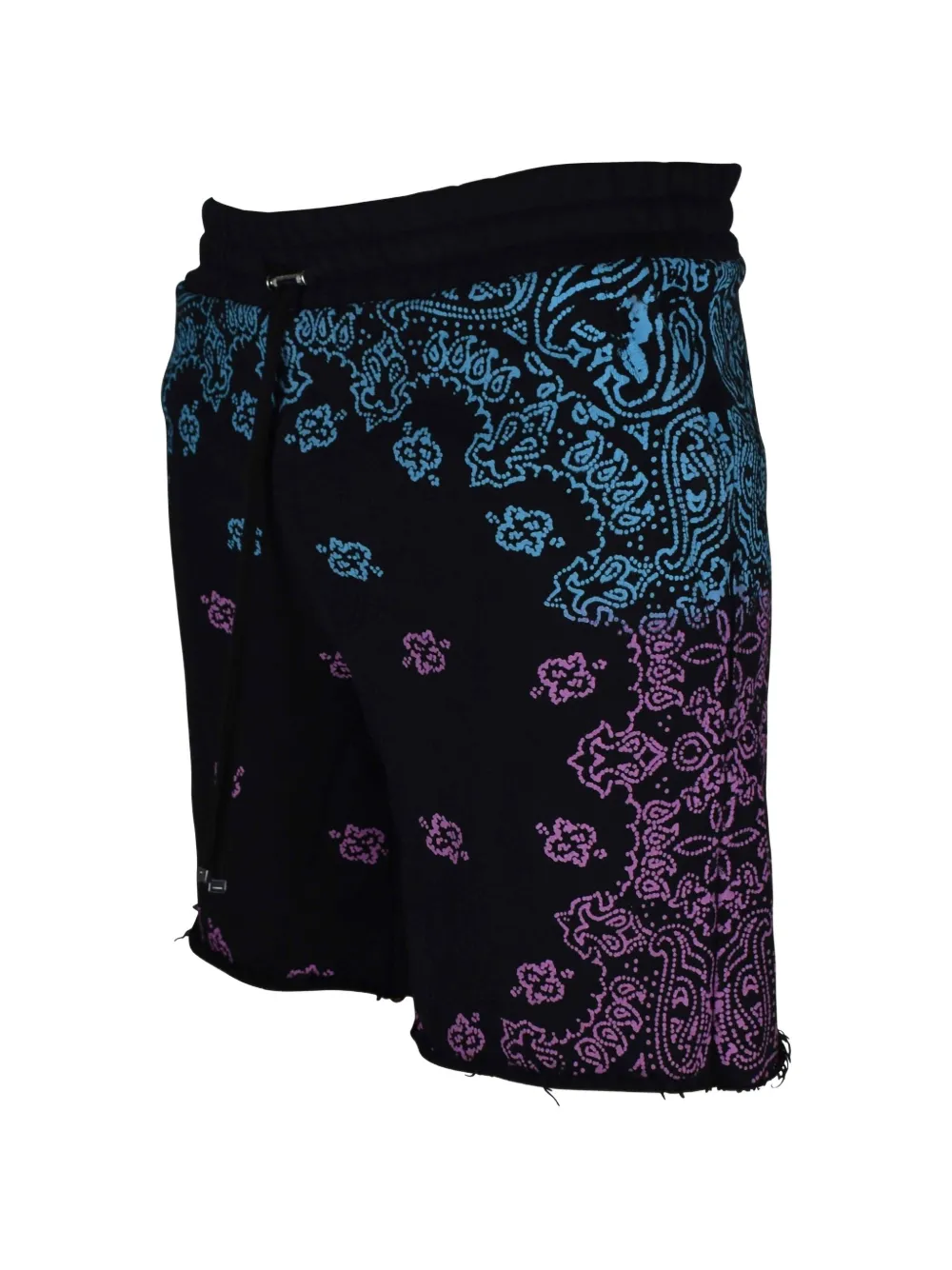AMIRI Shorts con stampa bandana - Nero