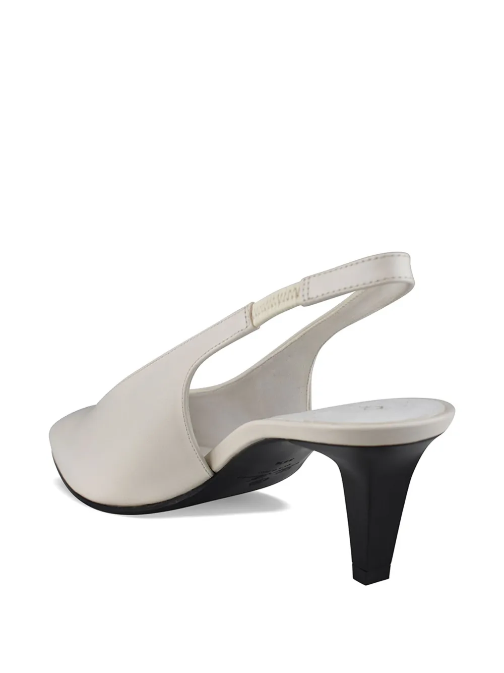Loro Piana Pumps met elastische band en puntige neus Beige