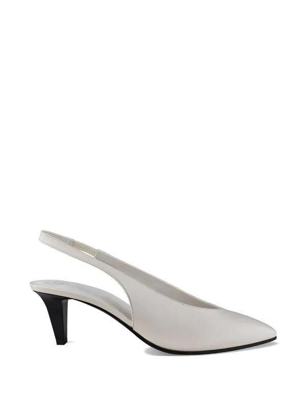 Loro Piana Elastic-strap Pointed Pumps in Neutrals