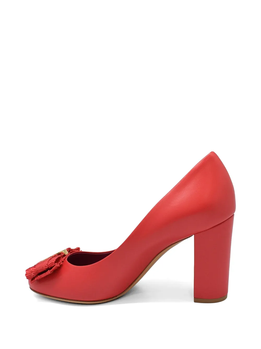 Ferragamo Elinda bow-detail pumps Roze