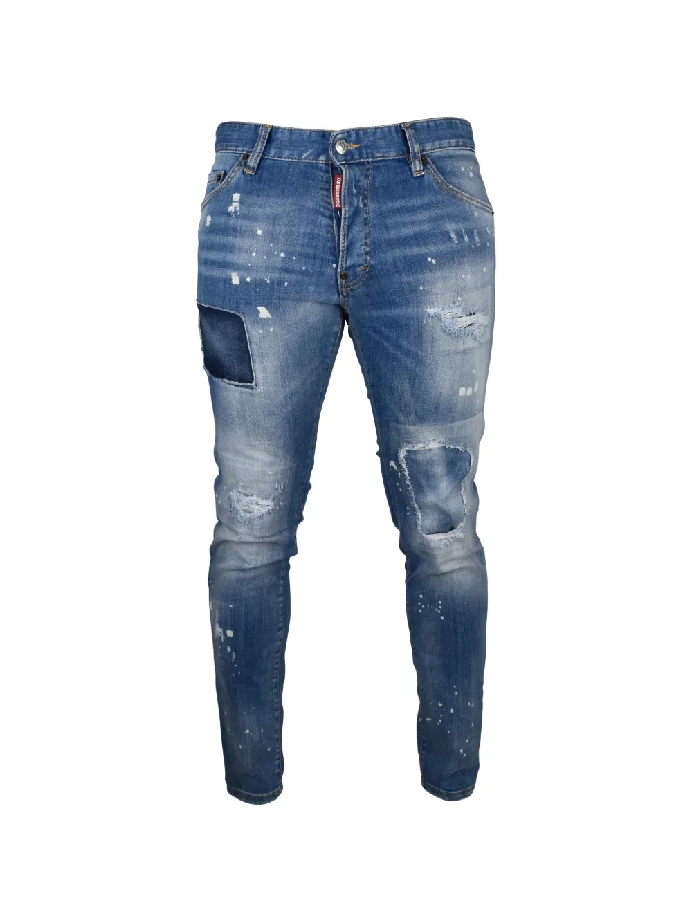 DSQUARED2 Jeans Cool Guy con effetto vissuto - Blu