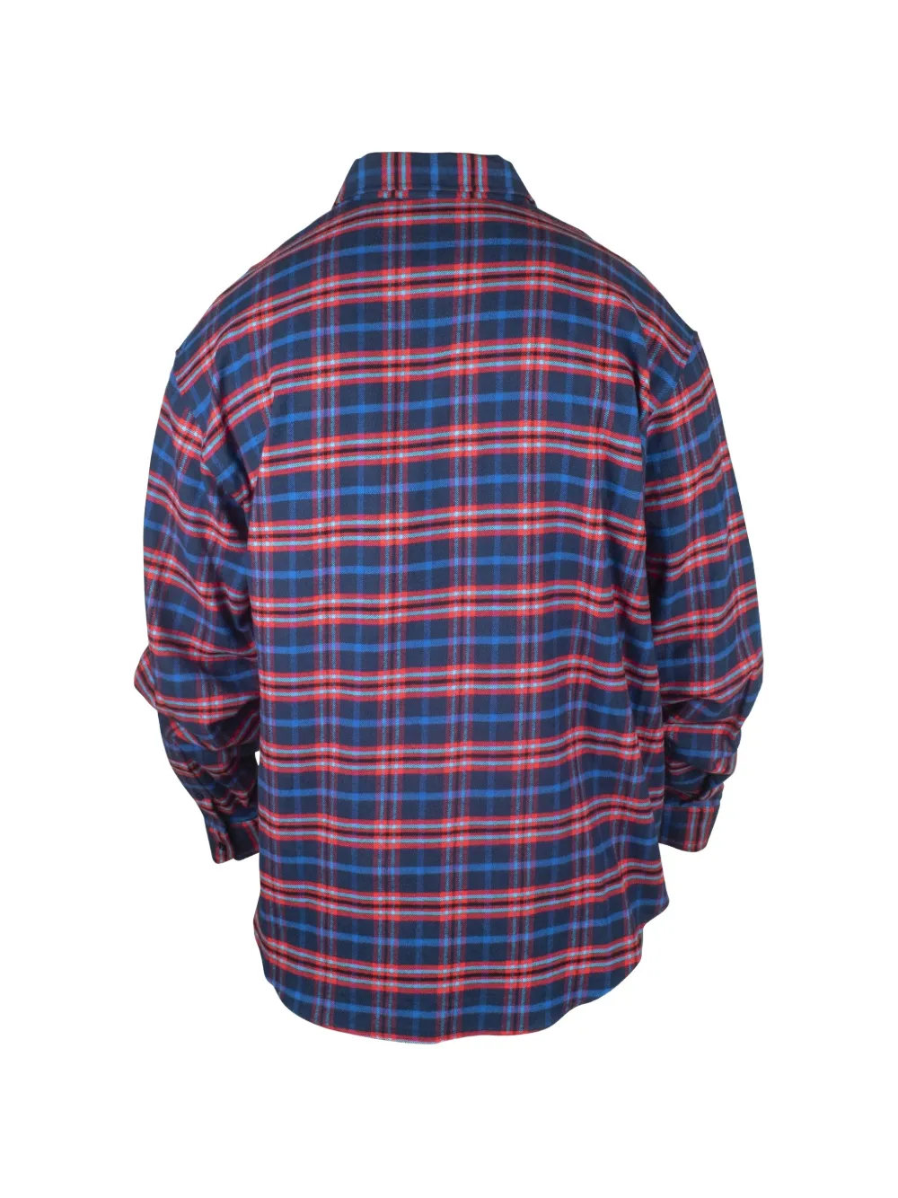 Balenciaga Geruit shirtjack Blauw