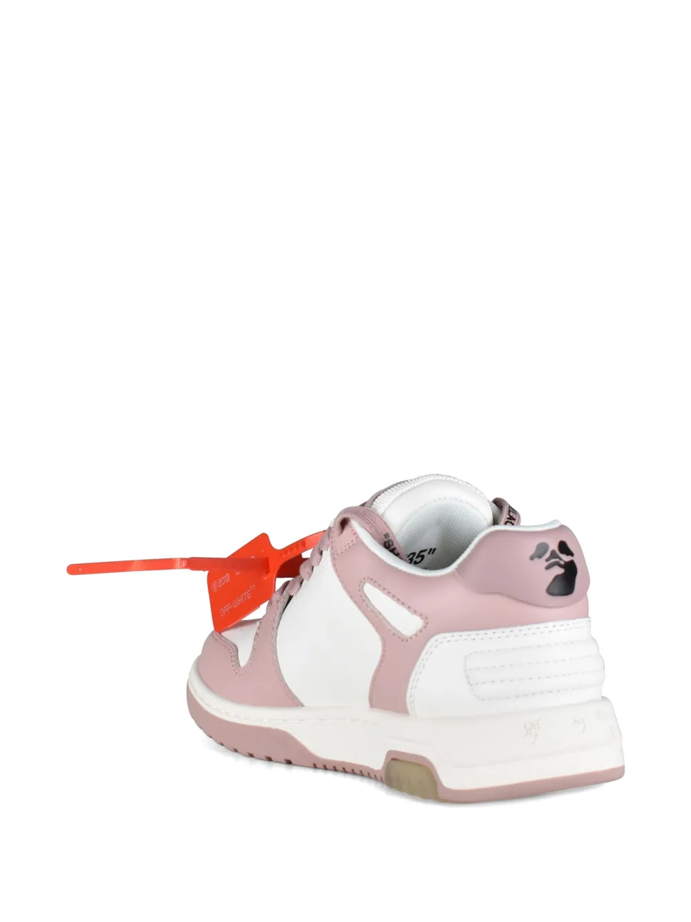 Off-White Out Of Office sneakers met Arrow-patroon Roze