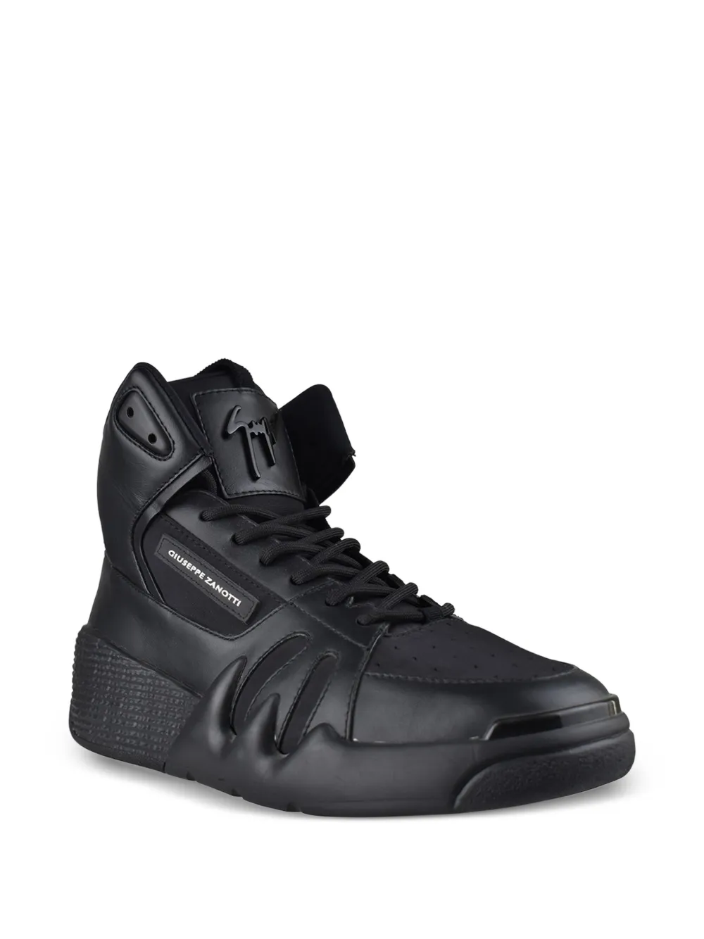 Giuseppe Zanotti logo-patch sneakers Zwart