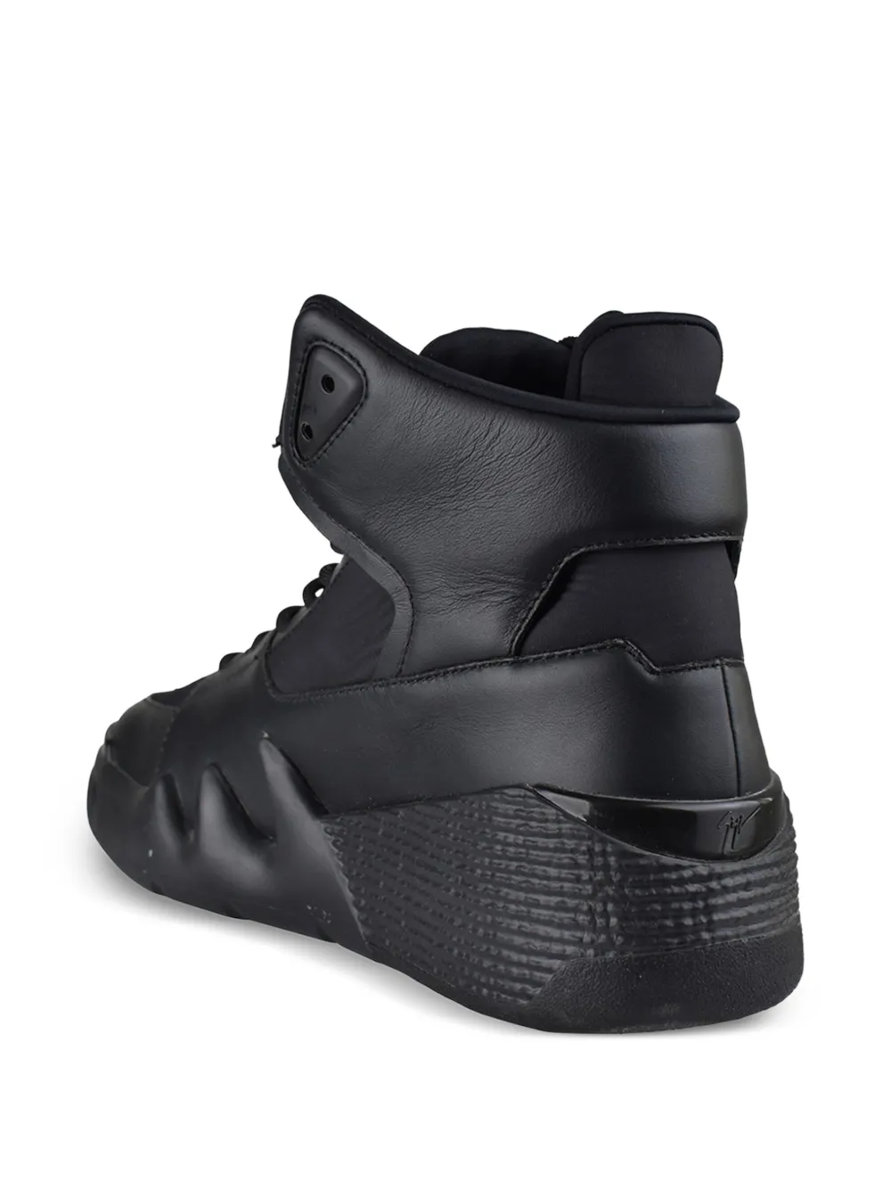 Giuseppe Zanotti logo-patch sneakers Zwart