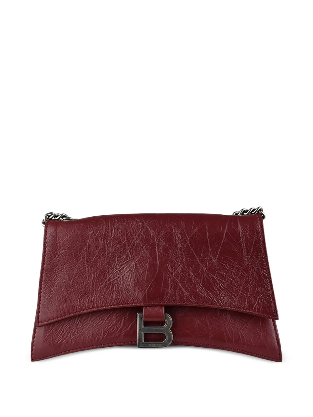 Balenciaga Borsa a spalla Crush mini con catena - Rosso