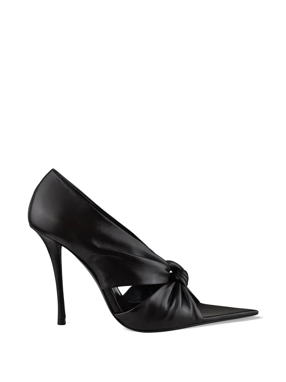 Saint Laurent Malika tied-strap sandals - Brown