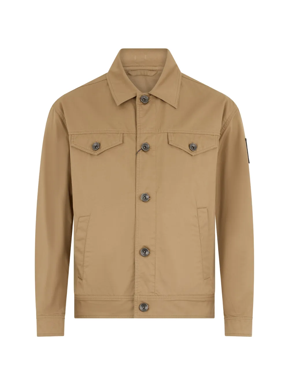 Herno flap-pocket shirt jacket - Toni neutri