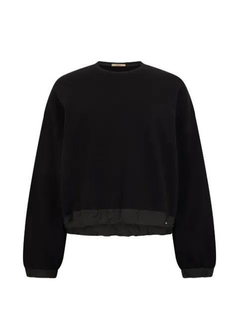 Herno long-sleeve cropped sweatshirt