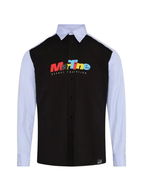 Martine Rose striped long-sleeve shirt