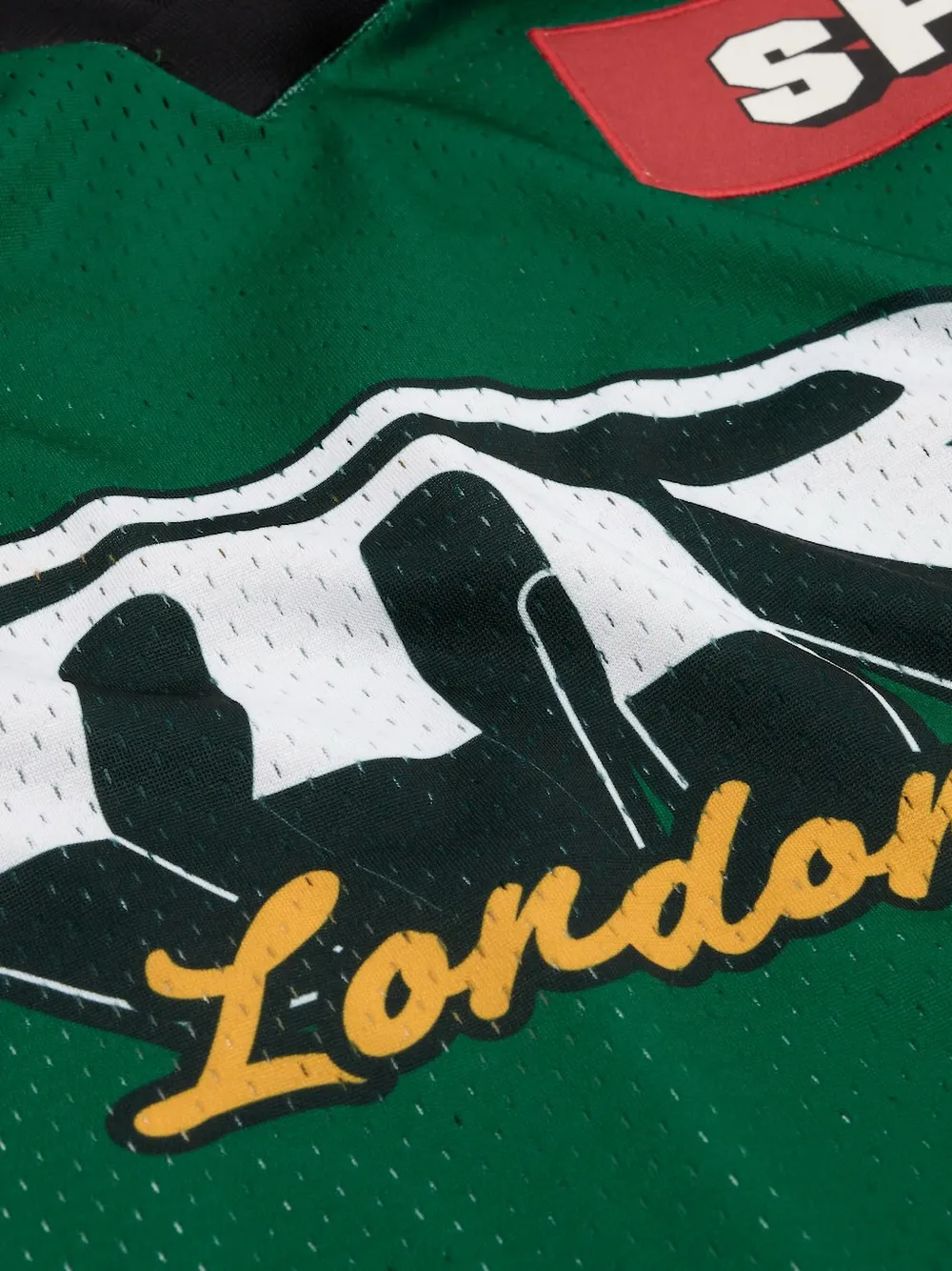 Martine Rose Hockey mesh T-shirt Groen