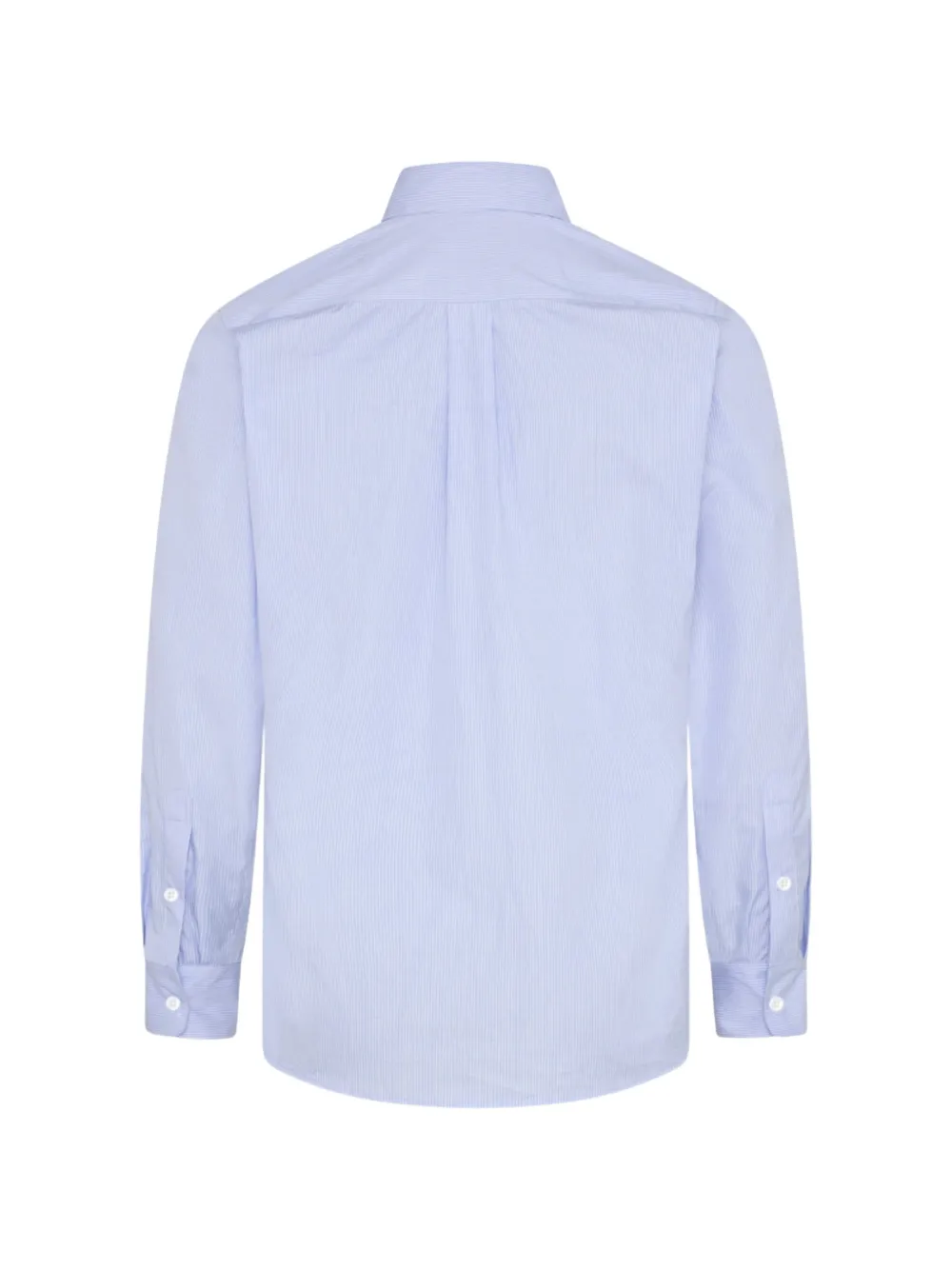 Martine Rose Tave shirt met verticale streep en logopatch Blauw