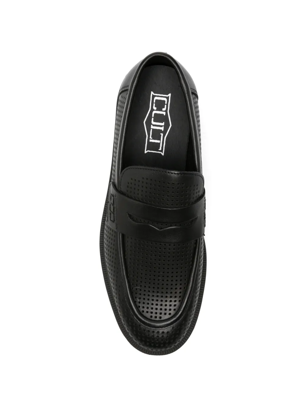 Cult Ozzy 4206 loafers met ronde neus Zwart