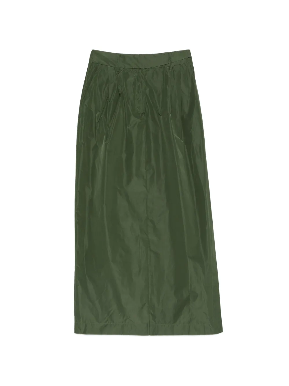 CO.GO pleated maxi skirt - Verde