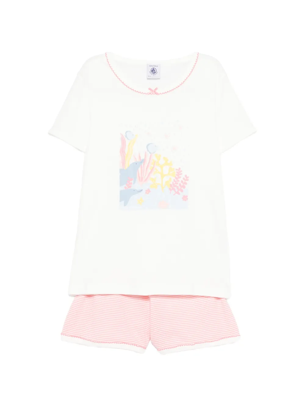 Petit Bateau graphic-print pajamas - Bianco