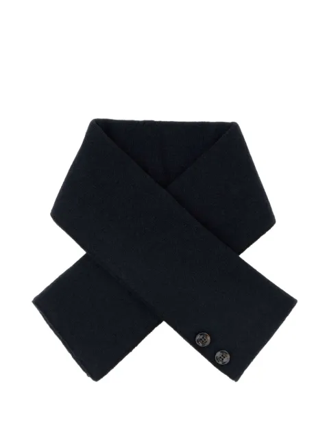 Moorer button cashmere scarf