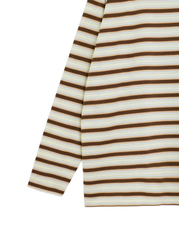 AURALEE ストライプ 長袖Tシャツ　新品 Auralee ストライプ ロングスリーブトップ | ニュートラル | FARFETCH JP