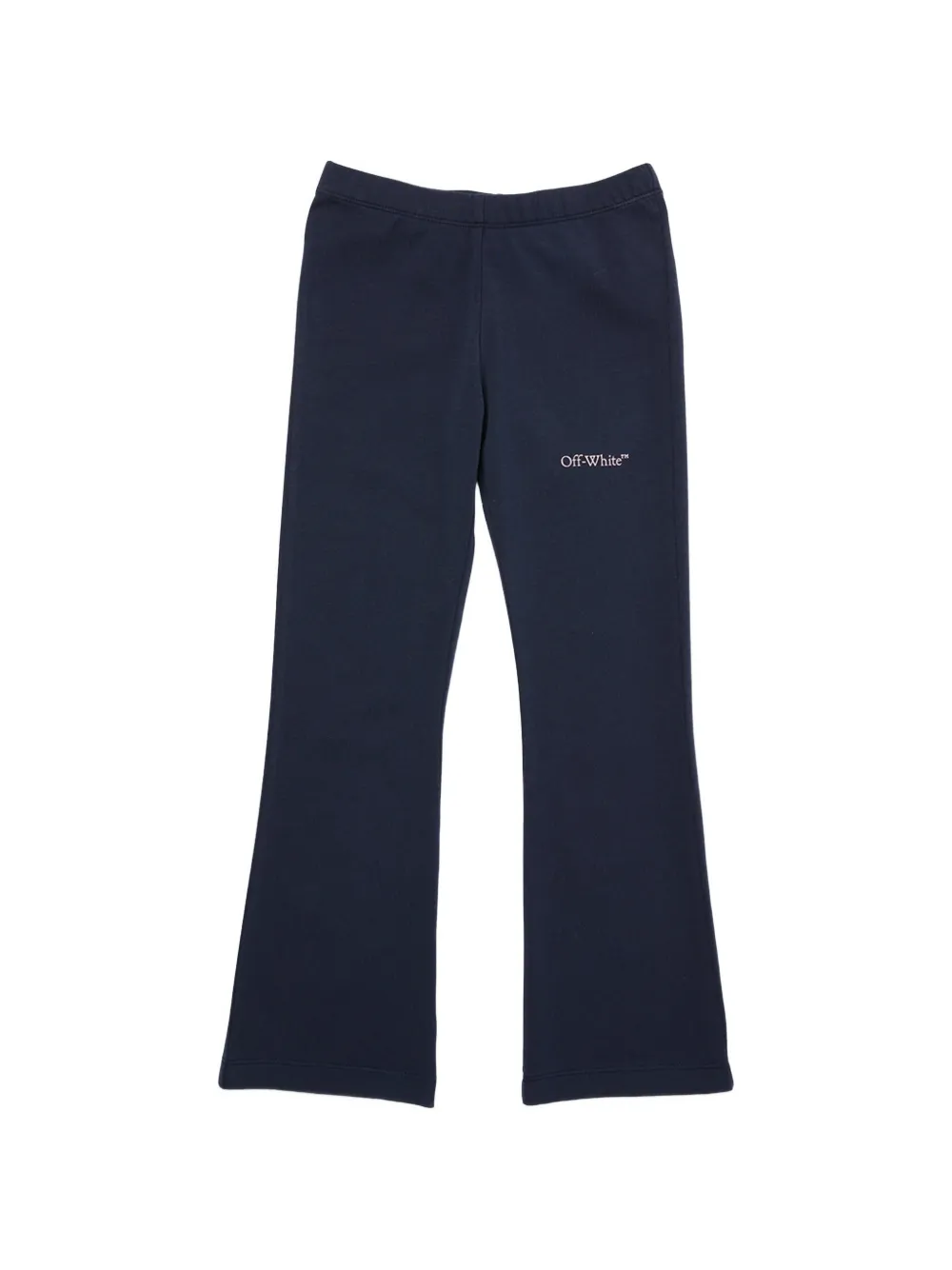 Off-White Kids flared trousers - Blu