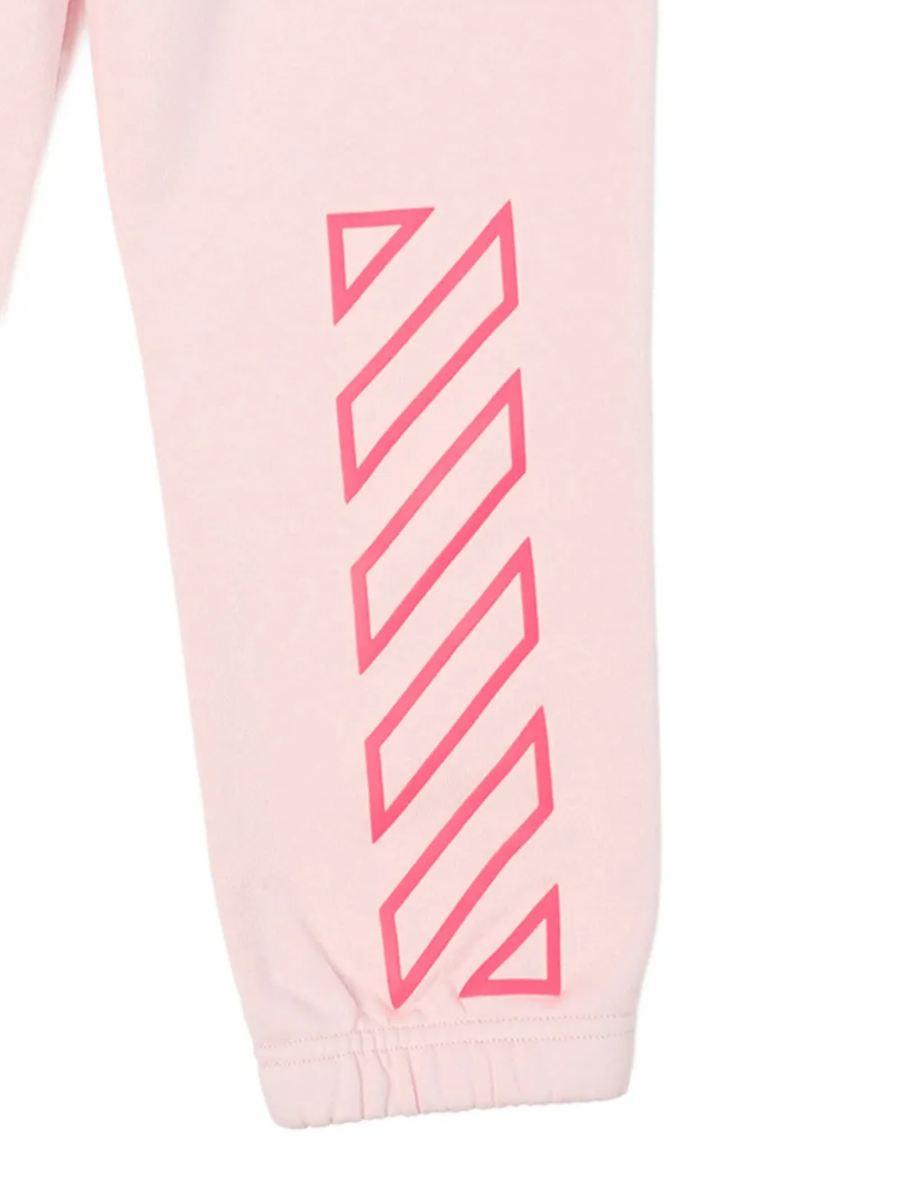 Off-White Kids Broek met logo Roze