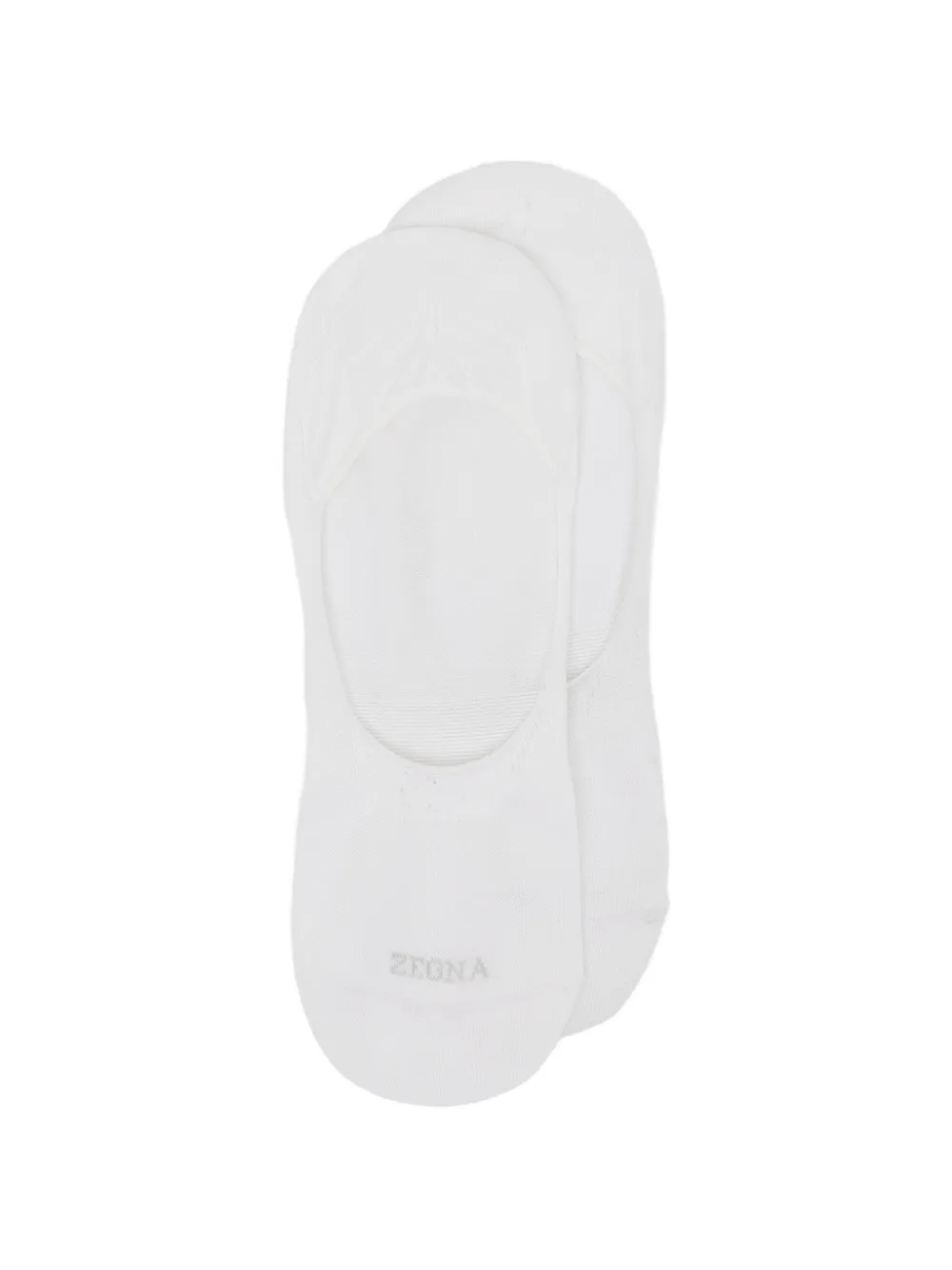 Zegna mercerised stretch socks - Weiß