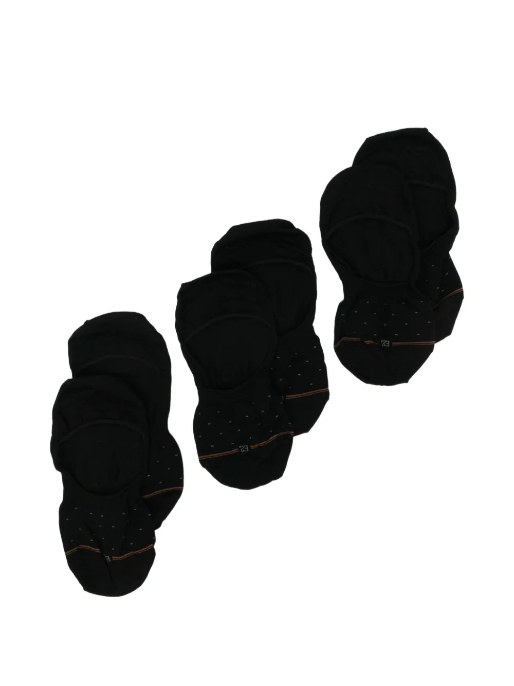 Zegna dot-pattern socks (pack of three) - Nero