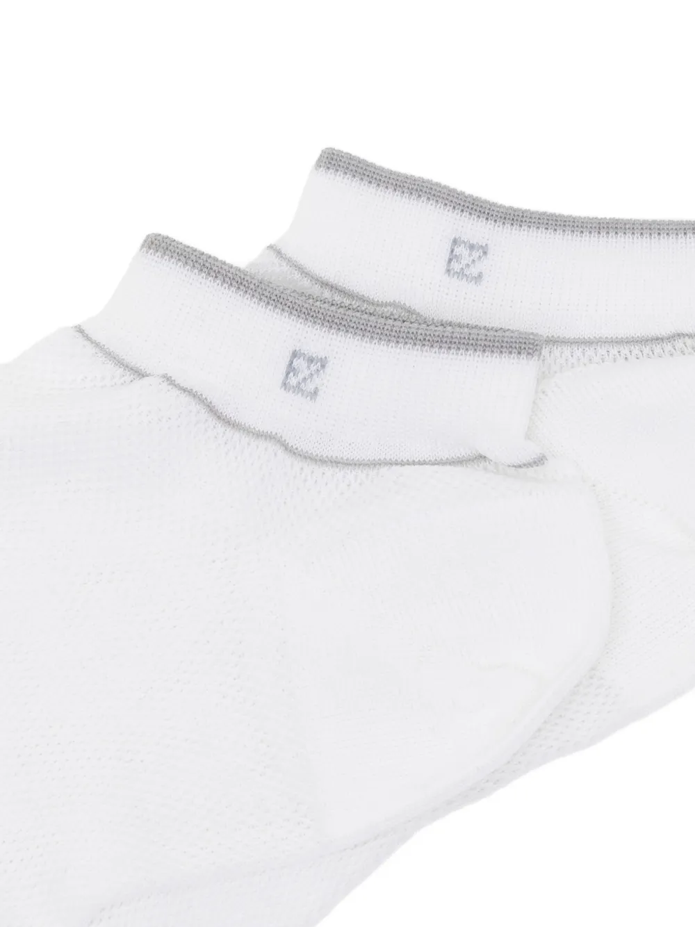 Zegna Rete sokken Wit