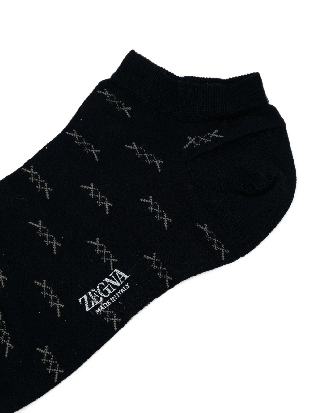 Zegna Iconic Triple X sokken Zwart