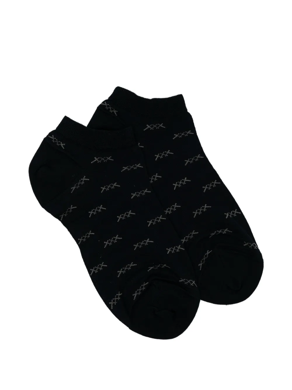 Zegna Iconic Triple X socks - Schwarz